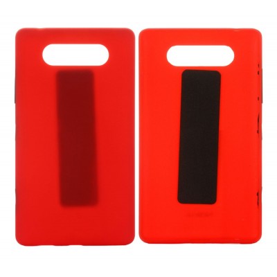 Back Panel Cover For Nokia Lumia 820 Red - Maxbhi Com