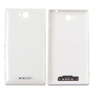 Back Panel Cover For Sony Xperia C Hspa Plus C2305 White - Maxbhi Com