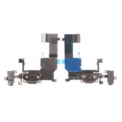 Charging Connector Flex Cable For Apple Iphone 5c With Charging Port And Mic White - Maxbhi Com