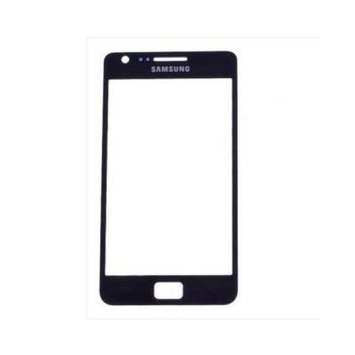 Replacement Front Glass For Samsung I9100 Galaxy S Ii Black By - Maxbhi Com
