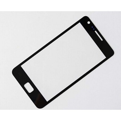Front Glass Lens for Samsung I9100 Galaxy S II Black