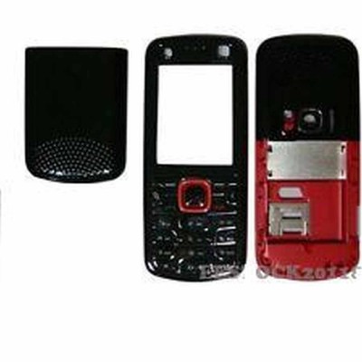 Full Body Housing for Nokia 5320 XpressMusic Red with Black
