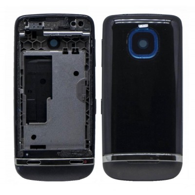 Full Body Faceplate For Nokia Asha 311 Black - Maxbhi Com