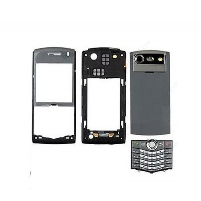 Full Body Housing For Blackberry Pearl 8100 Black - Maxbhi Com