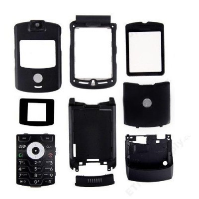 Full Body Housing For Motorola Razr V3i Black - Maxbhi Com