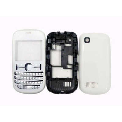 Full Body Housing For Nokia Asha 200 White - Maxbhi Com