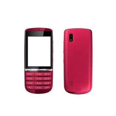 Full Body Housing For Nokia Asha 300 Red - Maxbhi Com