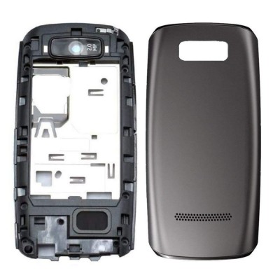 Full Body Housing For Nokia Asha 305 Black - Maxbhi Com