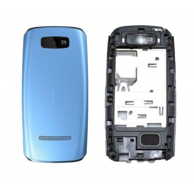 Full Body Housing For Nokia Asha 305 Blue - Maxbhi Com