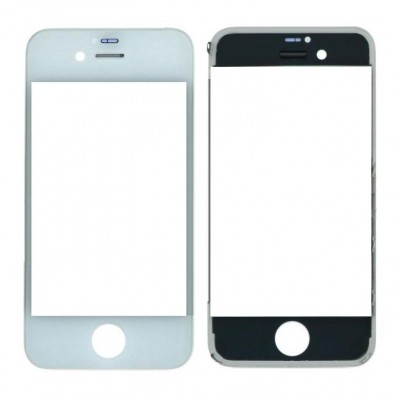 Front Glass for Apple iPhone 4 - White