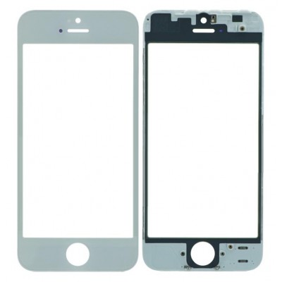 Replacement Front Glass For Apple Iphone 5 White By - Maxbhi Com