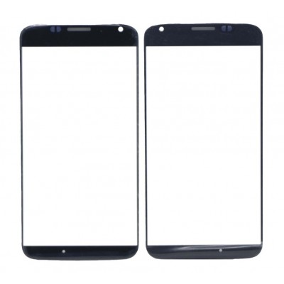 Replacement Front Glass For Motorola Moto X Xt1056 Black By - Maxbhi Com