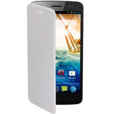 Flip Cover for Micromax X351 - White