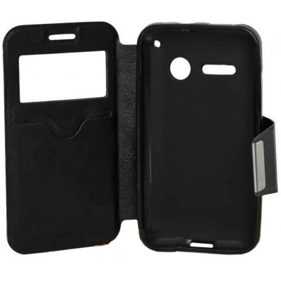 Flip Cover for Vodafone Slim 125 - Black