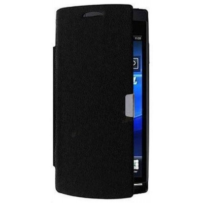 Flip Cover for Sony Ericsson M600i - Black