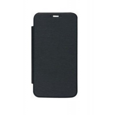 Flip Cover For Micromax A177 Canvas Juice Black By - Maxbhi.com