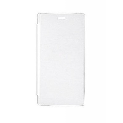Flip Cover For Micromax Canvas Express 4g Q413 White By - Maxbhi.com
