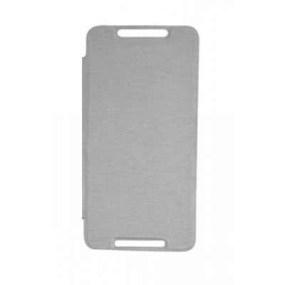 Flip Cover For Micromax Canvas Fire 4 A107 Silver By - Maxbhi.com
