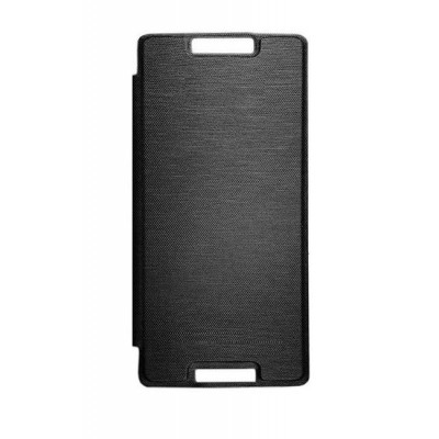 Flip Cover For Micromax Canvas Fire 4g Plus Q412 Black By - Maxbhi.com