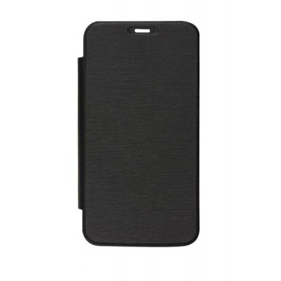 Flip Cover For Micromax Canvas Mega 4g Q417 Black By - Maxbhi.com