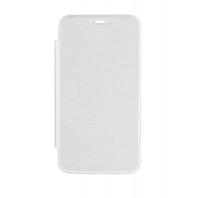 Flip Cover For Micromax Canvas Mega 4g Q417 White By - Maxbhi.com