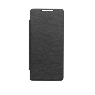 Flip Cover For Micromax Canvas Mega E353 Black By - Maxbhi.com