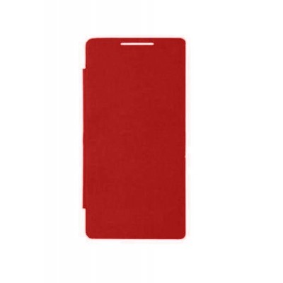 Flip Cover For Celkon Millennia Q455l Red By - Maxbhi.com