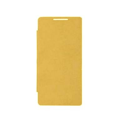 Flip Cover For Celkon Millennia Q455l Yellow By - Maxbhi.com