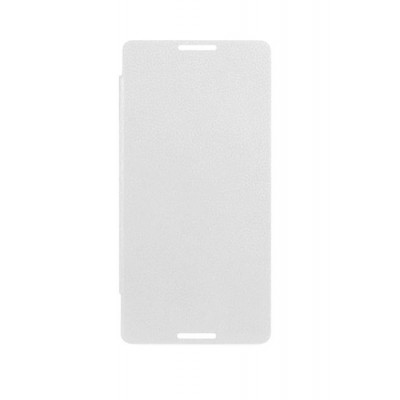 Flip Cover For Celkon Q54 Plus White By - Maxbhi.com
