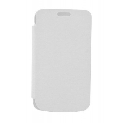 Flip Cover For Karbonn A1 Plus Champ White By - Maxbhi.com