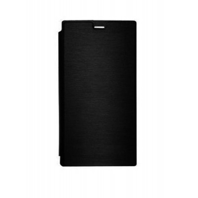 Flip Cover For Micromax Canvas Play 4g Q469 Black By - Maxbhi.com