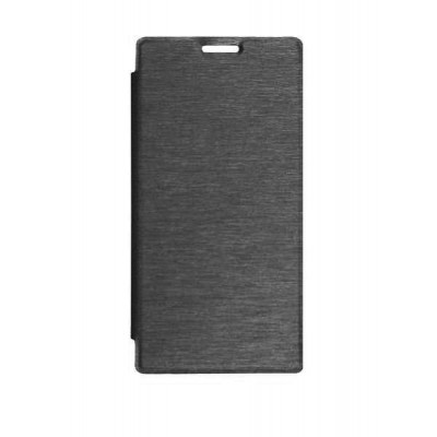Flip Cover For Videocon Infinium Z55 Krypton Black By - Maxbhi.com