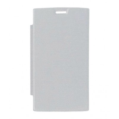Flip Cover For Intex Aqua Star Power White By - Maxbhi.com