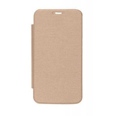 Flip Cover For Lava Flair S1 Champagne By - Maxbhi.com