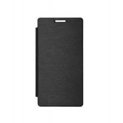 Flip Cover For Intex Cloud M6 8gb Black By - Maxbhi.com
