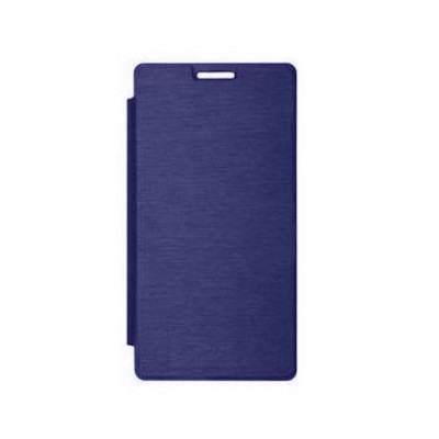 Flip Cover For Intex Cloud M6 8gb Blue By - Maxbhi.com