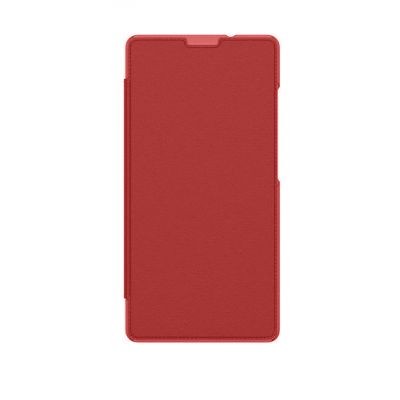 Flip Cover For Infinix Hot 2 Red By - Maxbhi.com
