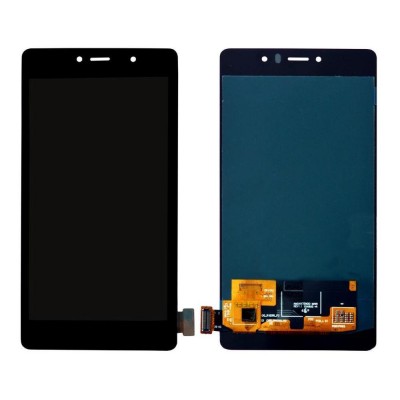 Lcd With Touch Screen For Lyf Water 8 Black By - Maxbhi Com