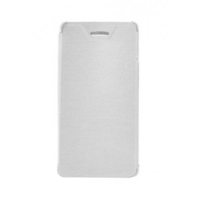 Flip Cover For Lava A52 White By - Maxbhi.com