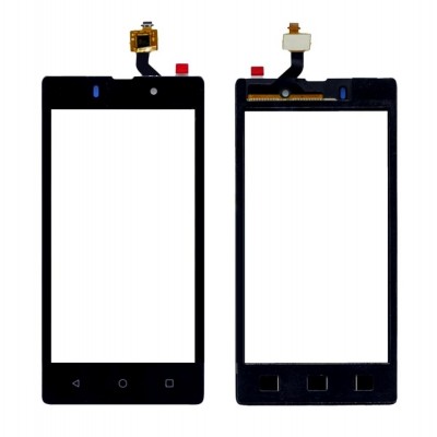 Touch Screen Digitizer For Lyf Flame 8 Black By - Maxbhi Com