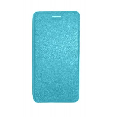 Flip Cover For Celkon Q455l Cyan By - Maxbhi.com