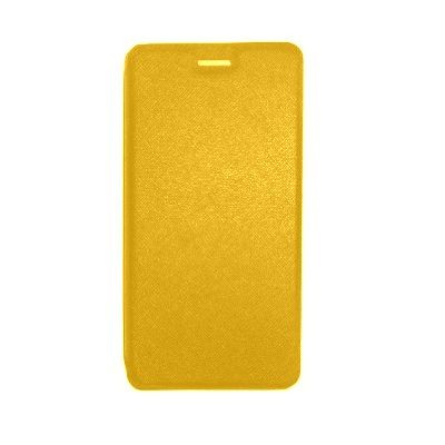 Flip Cover For Celkon Q455l Yellow By - Maxbhi.com