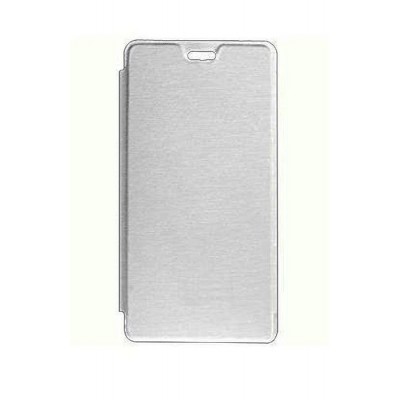 Flip Cover For Micromax Q372 Unite 3 White By - Maxbhi.com