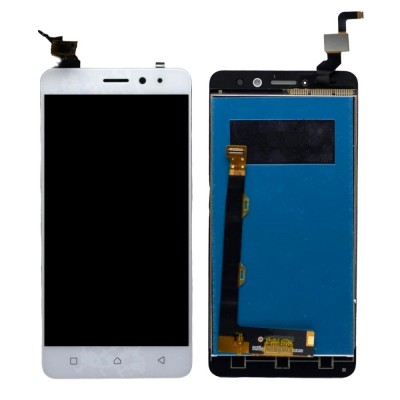 Lcd With Touch Screen For Lenovo K6 Power Silver By - Maxbhi Com