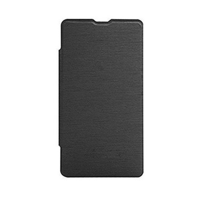 Flip Cover For Intex Aqua A1 Black By - Maxbhi.com