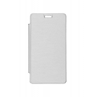 Flip Cover For Intex Aqua Sx White By - Maxbhi.com