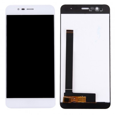 Lcd With Touch Screen For Asus Zenfone 3 Max Zc520tl Silver By - Maxbhi Com