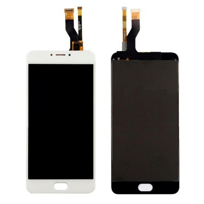 Lcd With Touch Screen For Meizu M3 Note M681h White By - Maxbhi Com