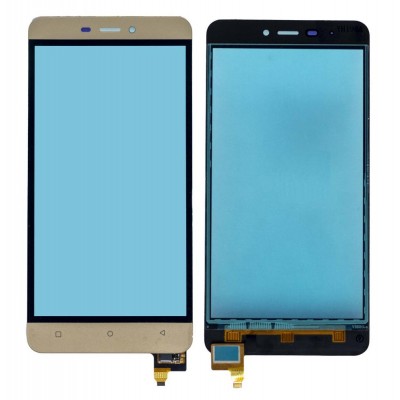 Touch Screen Digitizer For Gionee P7 Max Gold By - Maxbhi Com