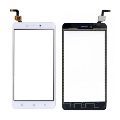 Touch Screen Digitizer For Lenovo K6 Note Silver By - Maxbhi Com